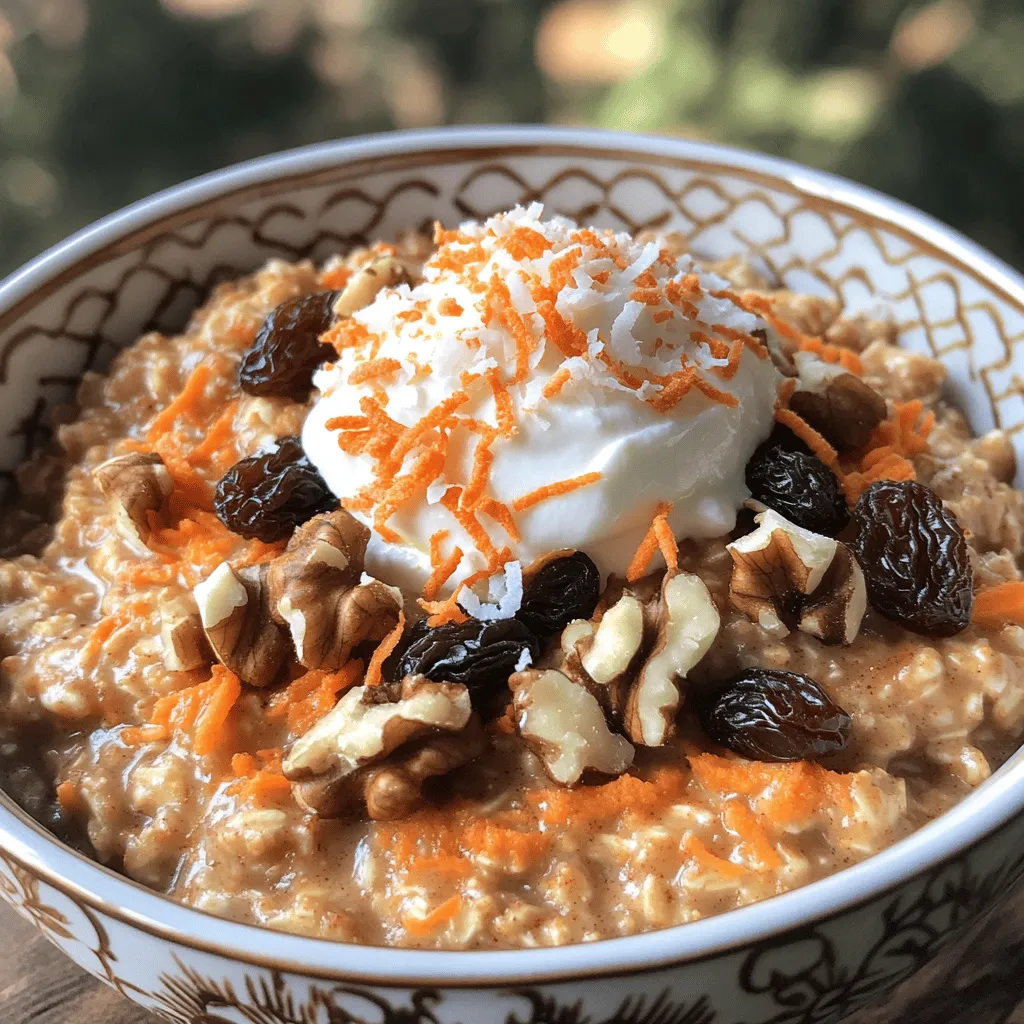 In the ever-evolving world of culinary creativity, the fusion of traditional desserts with healthier breakfast options has become a popular trend among food enthusiasts. The idea of starting your day with a dish that not only satisfies your taste buds but also nourishes your body is undoubtedly appealing. One such delightful creation is the Carrot Cake Oatmeal Delight—a recipe that embodies the essence of a beloved classic while offering a nutritious twist.