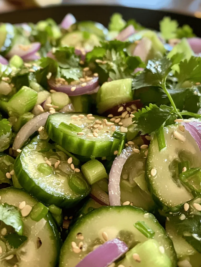 Understanding the key ingredients in this salad not only enriches your cooking experience but also helps you appreciate the harmony of flavors that this dish brings. Here’s a closer look at the star players in this refreshing salad: