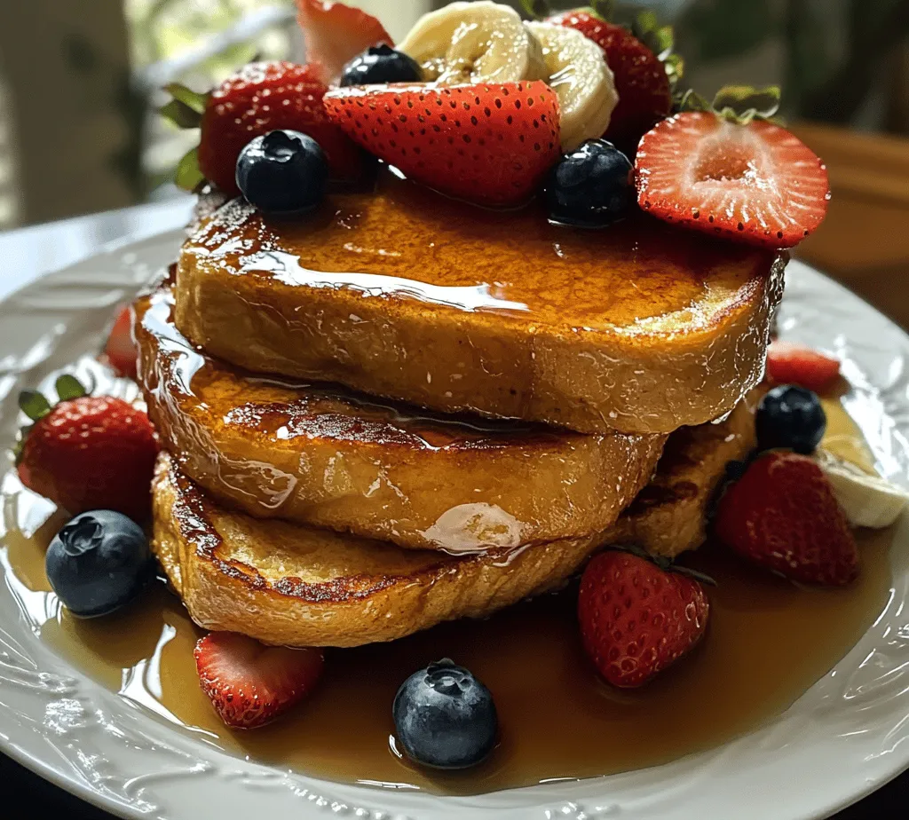 French toast is a timeless breakfast classic that has delighted palates for generations. Its comforting blend of soft, custardy bread and crisp, golden exterior makes it a favorite among breakfast enthusiasts. Caramelized Delight French Toast takes this beloved dish to a new level, infusing it with rich flavors and delightful textures that elevate it from a simple morning meal to a truly indulgent experience. This recipe combines the sweetness of caramelization with the warmth of cinnamon and vanilla, resulting in a dish that is as visually appealing as it is delicious.