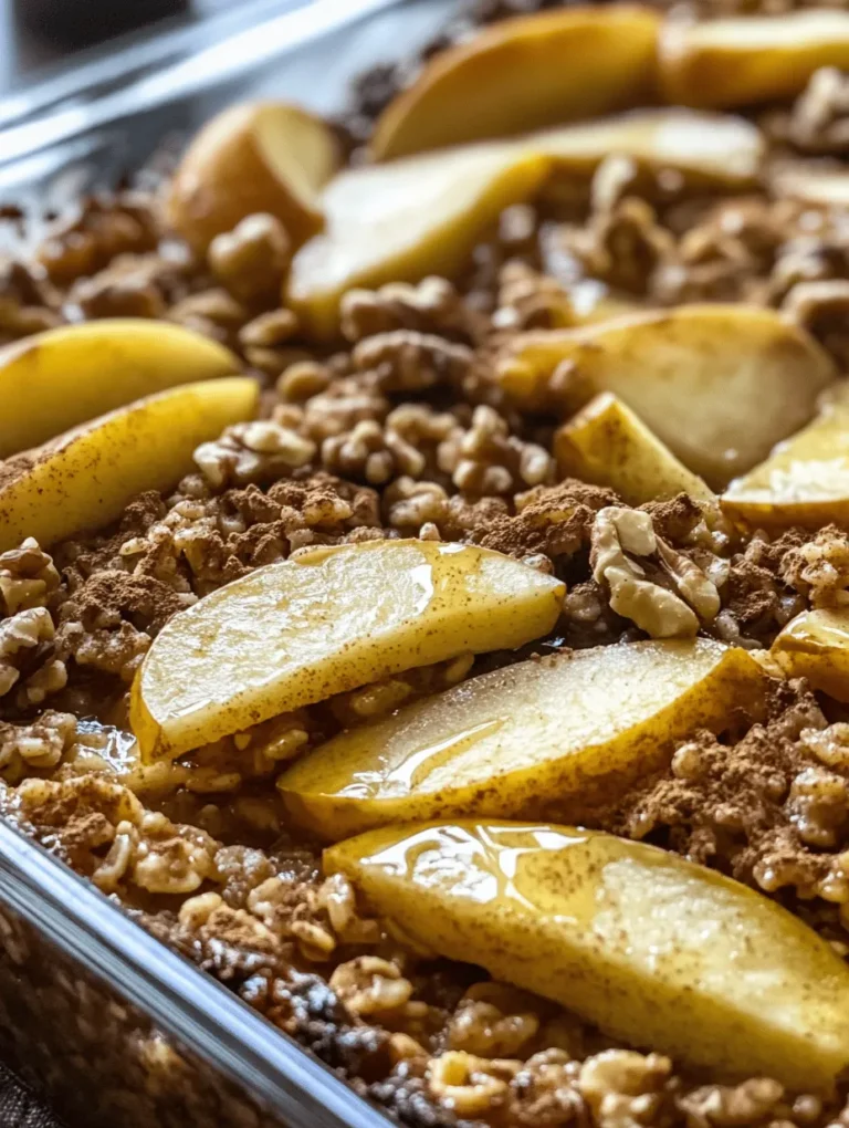 Breakfast is often hailed as the most important meal of the day, and for good reason. It sets the tone for our energy levels, mood, and overall well-being. A nutritious breakfast can kickstart your metabolism, provide essential nutrients, and help you stay focused throughout the morning. In a world where busy schedules often lead to hasty, unhealthy breakfast choices, finding a wholesome and convenient option can feel like a challenge. Enter the Irresistible Healthy Apple Oatmeal Breakfast Bake—a dish that combines delicious flavors with incredible health benefits, making it a perfect choice for families or meal prep enthusiasts.