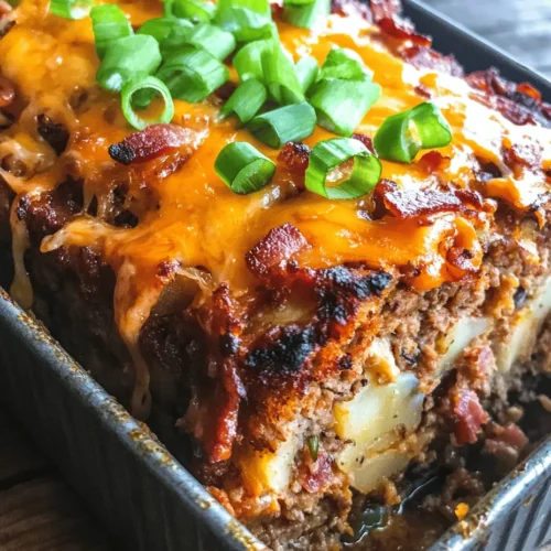 In today's fast-paced world, finding time to prepare a wholesome meal can be a challenge. The Ultimate Loaded Potato Meatloaf is designed to cater to families and individuals who value convenience without sacrificing flavor. This dish is not only easy to make, but it also serves as a complete meal that can be enjoyed by both adults and children alike. The combination of savory meat, creamy potatoes, and a medley of toppings ensures that everyone at the table will be asking for seconds.