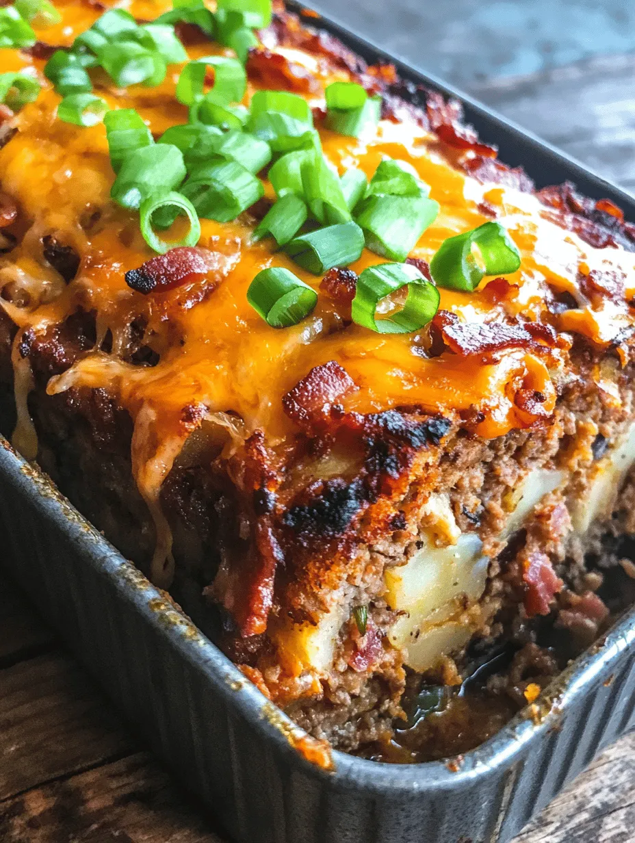 In today's fast-paced world, finding time to prepare a wholesome meal can be a challenge. The Ultimate Loaded Potato Meatloaf is designed to cater to families and individuals who value convenience without sacrificing flavor. This dish is not only easy to make, but it also serves as a complete meal that can be enjoyed by both adults and children alike. The combination of savory meat, creamy potatoes, and a medley of toppings ensures that everyone at the table will be asking for seconds.
