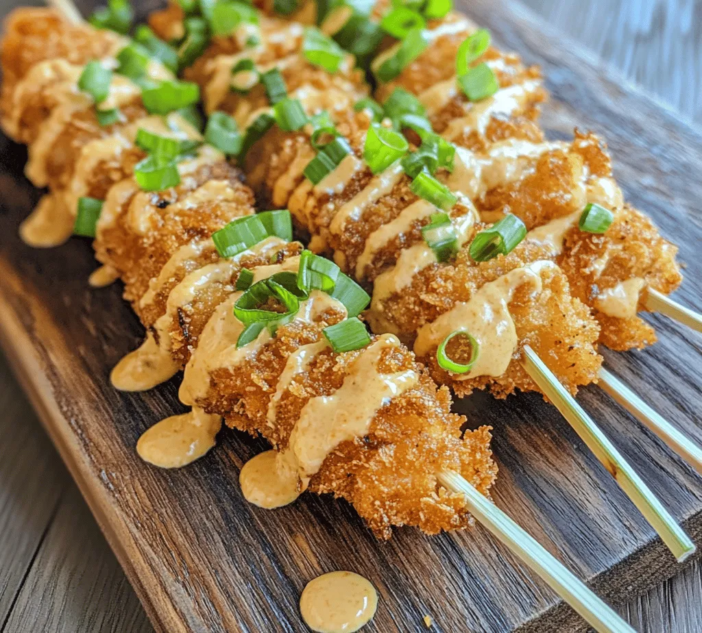 When it comes to grilling, few dishes can compete with the vibrant and mouthwatering appeal of Bang Bang Chicken Skewers. This dish has gained immense popularity across various cuisines, making it a staple at barbecues, summer parties, and family gatherings. The combination of juicy, marinated chicken, a crispy coating, and a creamy, spicy sauce creates a flavor explosion that’s hard to resist. Whether served as an appetizer or the main event, these skewers promise to delight your taste buds and impress your guests.