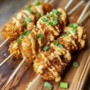 When it comes to grilling, few dishes can compete with the vibrant and mouthwatering appeal of Bang Bang Chicken Skewers. This dish has gained immense popularity across various cuisines, making it a staple at barbecues, summer parties, and family gatherings. The combination of juicy, marinated chicken, a crispy coating, and a creamy, spicy sauce creates a flavor explosion that’s hard to resist. Whether served as an appetizer or the main event, these skewers promise to delight your taste buds and impress your guests.