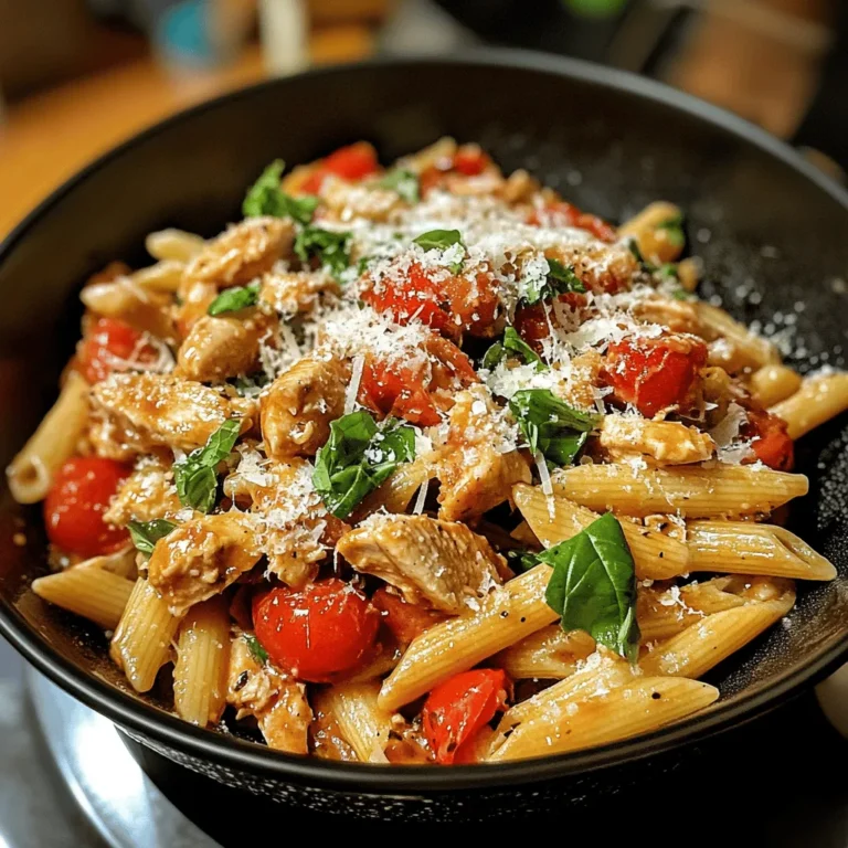 If you’re on the lookout for a dish that seamlessly marries comfort food with fresh, vibrant flavors, look no further than Bruschetta Chicken Pasta. This delightful recipe draws inspiration from classic Italian bruschetta—a dish traditionally made with fresh tomatoes, basil, and a drizzle of olive oil—transforming these beloved flavors into a hearty pasta meal. The combination of tender chicken, al dente pasta, and a medley of fresh ingredients makes this dish not only a feast for the palate but also a visual delight on the plate.