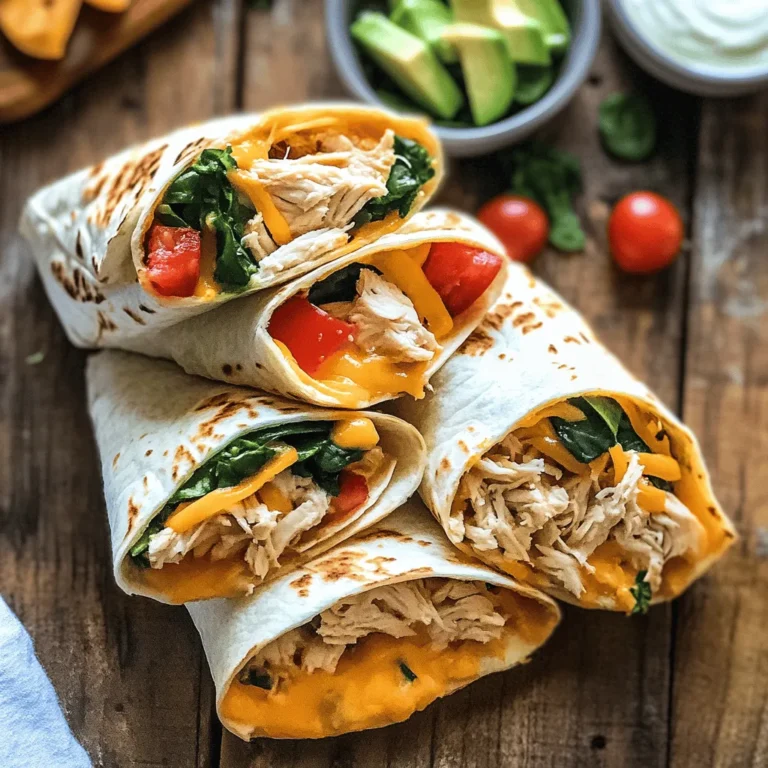 In today’s fast-paced world, finding meals that are both quick to prepare and satisfying can feel like a daunting task. Enter wraps—a versatile option that effortlessly combines convenience with flavor. Whether you're rushing between meetings, preparing a weeknight dinner, or packing lunch for the kids, wraps serve as the perfect vessel for a variety of delicious fillings. Among the many wrap options available, Easy Cheesy Chicken Wraps stand out due to their simplicity and mouthwatering taste.