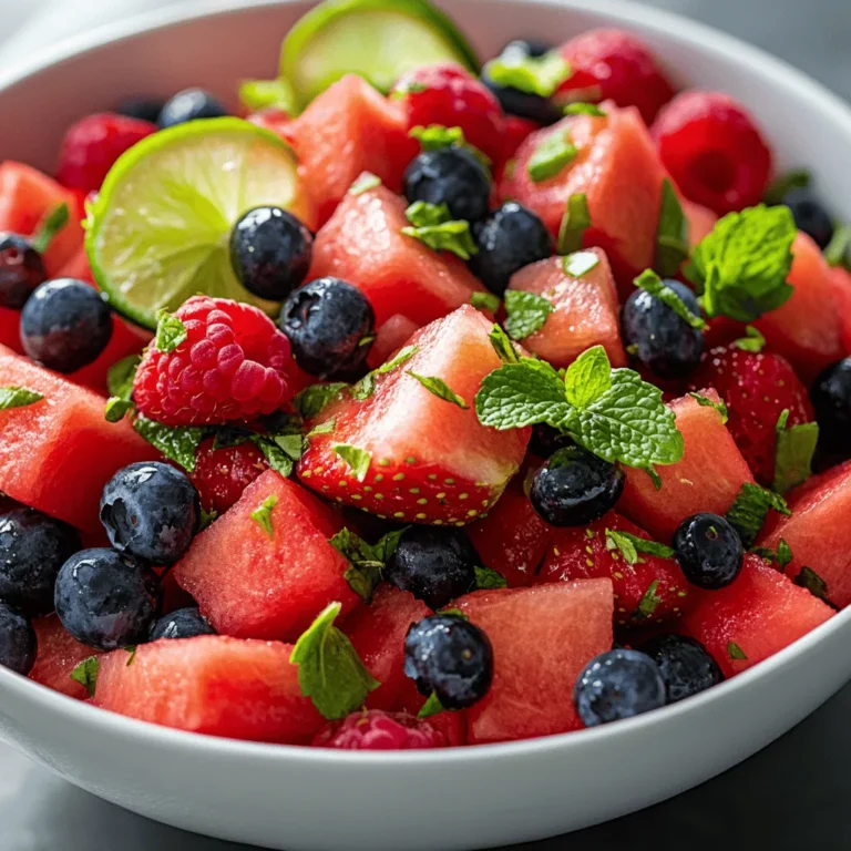 As the sun shines brightly and temperatures rise, nothing beats the refreshing delight of a summer salad. Among the myriad of options available, fruit-based salads stand out for their vibrant colors, sweet flavors, and hydrating properties. One such standout is the Berry Bliss Watermelon Salad, a perfect dish for those warm days when you crave something light yet satisfying. This salad is not just a treat for the taste buds; it is a celebration of summer fruits that provides a wealth of nutritional benefits.