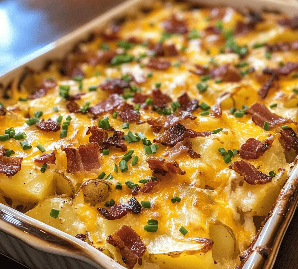 Breakfast casseroles have become a beloved staple in many households, celebrated for their comforting flavors and ease of preparation. The idea of combining a variety of breakfast favorites into a single, hearty dish resonates with those who seek a satisfying start to their day. Among the plethora of breakfast casserole options, the Cheesy Bacon Potato Breakfast Casserole stands out as a particularly indulgent choice. This dish incorporates crispy bacon, tender potatoes, and melty cheese, making it not only a delicious morning option but also a versatile dish that can be enjoyed for brunch or even dinner.