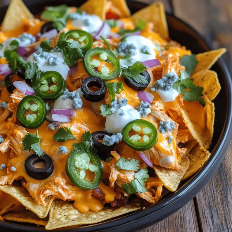 Nachos have transcended their humble beginnings to become a beloved staple in American cuisine, often taking center stage at parties, game days, and casual get-togethers. This iconic dish, traditionally made with tortilla chips and cheese, has a unique ability to adapt to a variety of flavors and toppings, making it a versatile option for any occasion. Among the myriad of nacho variations, the Spicy Buffalo Chicken Nachos stand out as a fiery twist on the classic favorite, combining the rich flavors of buffalo chicken with the satisfying crunch of tortilla chips.