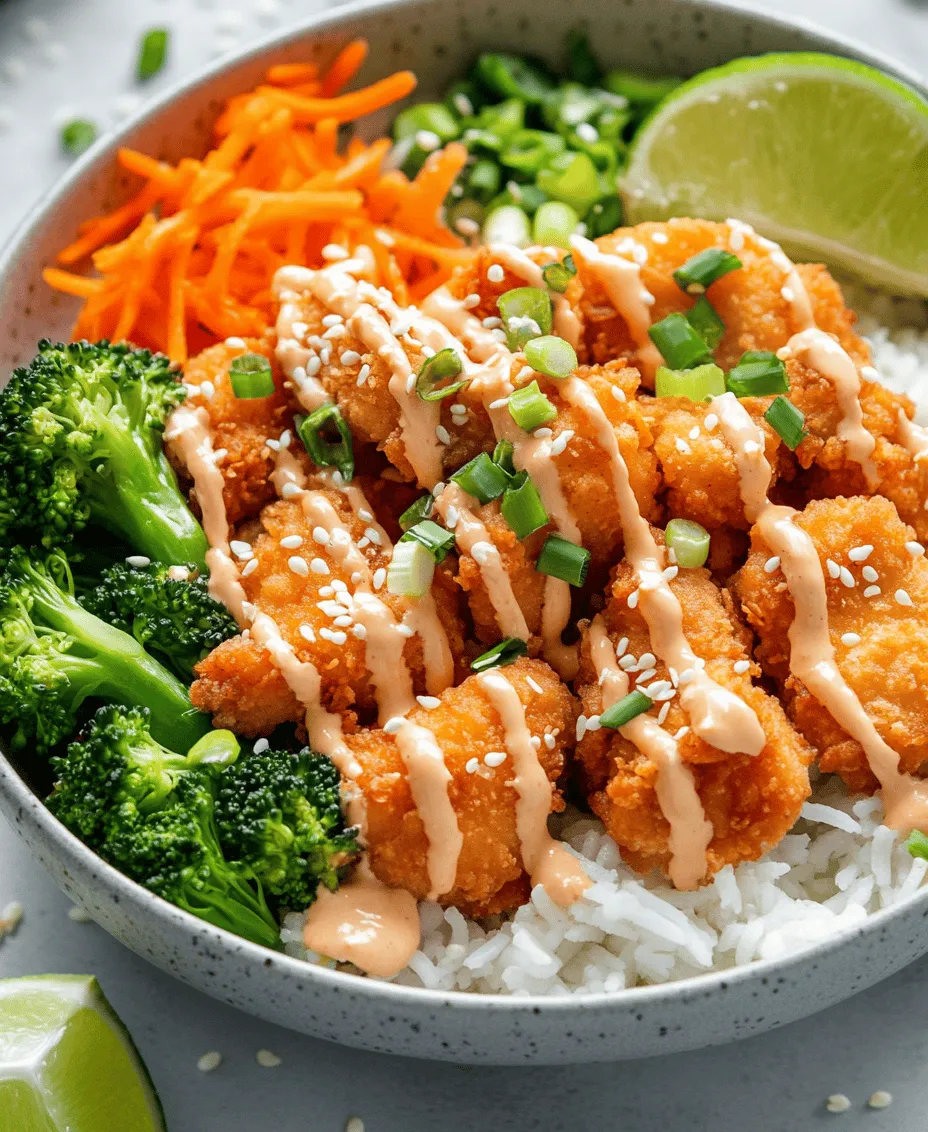 Bang Bang Chicken Bowls are an incredibly popular dish that has captured the hearts of food enthusiasts everywhere. This meal is not only visually appealing but also a symphony of flavors and textures that come together to create a satisfying dining experience. Imagine crispy chicken pieces nestled among a vibrant medley of fresh vegetables, all drizzled with a creamy, spicy sauce that tantalizes the taste buds. It’s a dish that balances crunch and creaminess, making it perfect for families looking for a weeknight dinner solution or meal prep enthusiasts aiming to whip up healthy and delicious lunches for the week ahead.