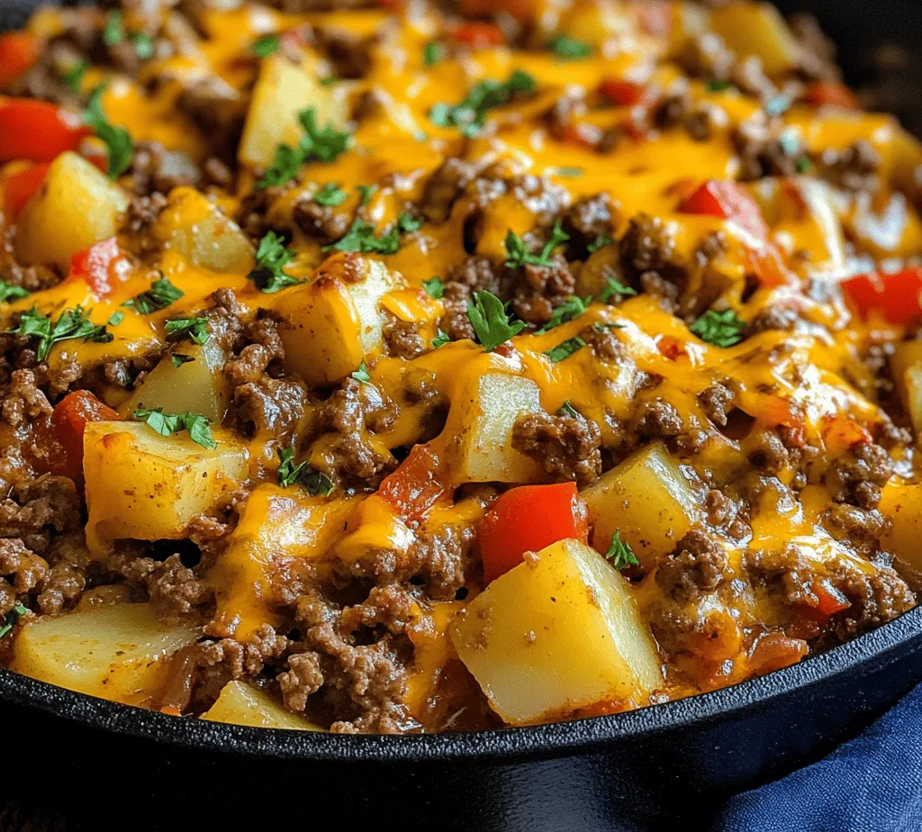 In the world of comfort food, few dishes can rival the hearty combination of ground beef and potatoes. This recipe, 