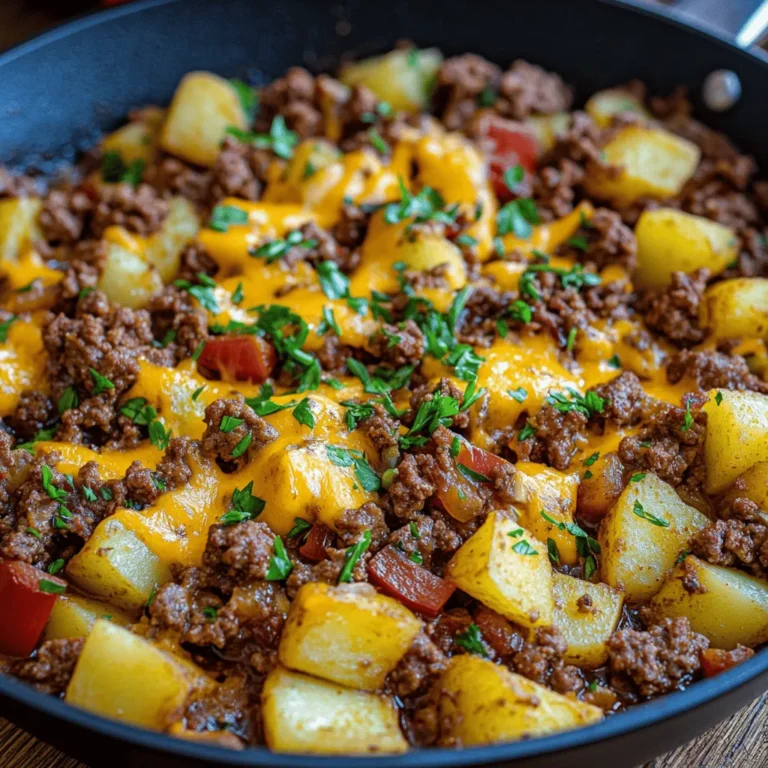 In the world of comfort food, few dishes can rival the hearty combination of ground beef and potatoes. This recipe, "Ground Beef and Potatoes: An Organized Chaos," brings together simple ingredients to create a satisfying meal that warms the soul. Perfect for busy weeknights or a weekend gathering, this dish is not only easy to prepare but also filled with flavors that appeal to all ages.