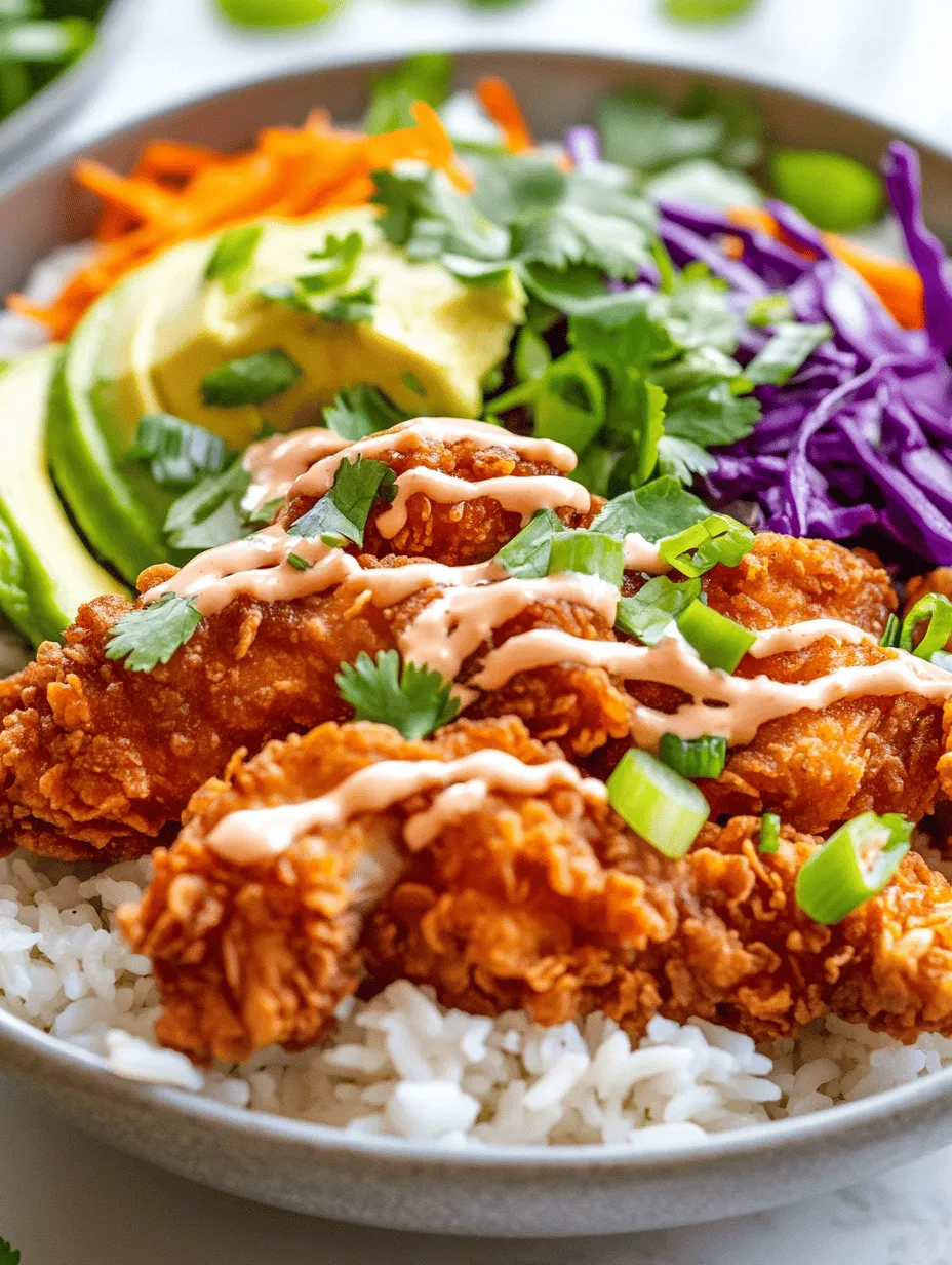The Bang Bang Chicken Bowl is a vibrant, flavor-packed dish that brings together the crunch of crispy chicken, the freshness of colorful vegetables, and the zing of a spicy-sweet sauce. This dish has gained immense popularity in contemporary cuisine, especially in Asian fusion and American restaurants. Its appeal lies in its perfect balance of flavors and textures, making it an ideal meal for various occasions, from casual weeknight dinners to festive gatherings.
