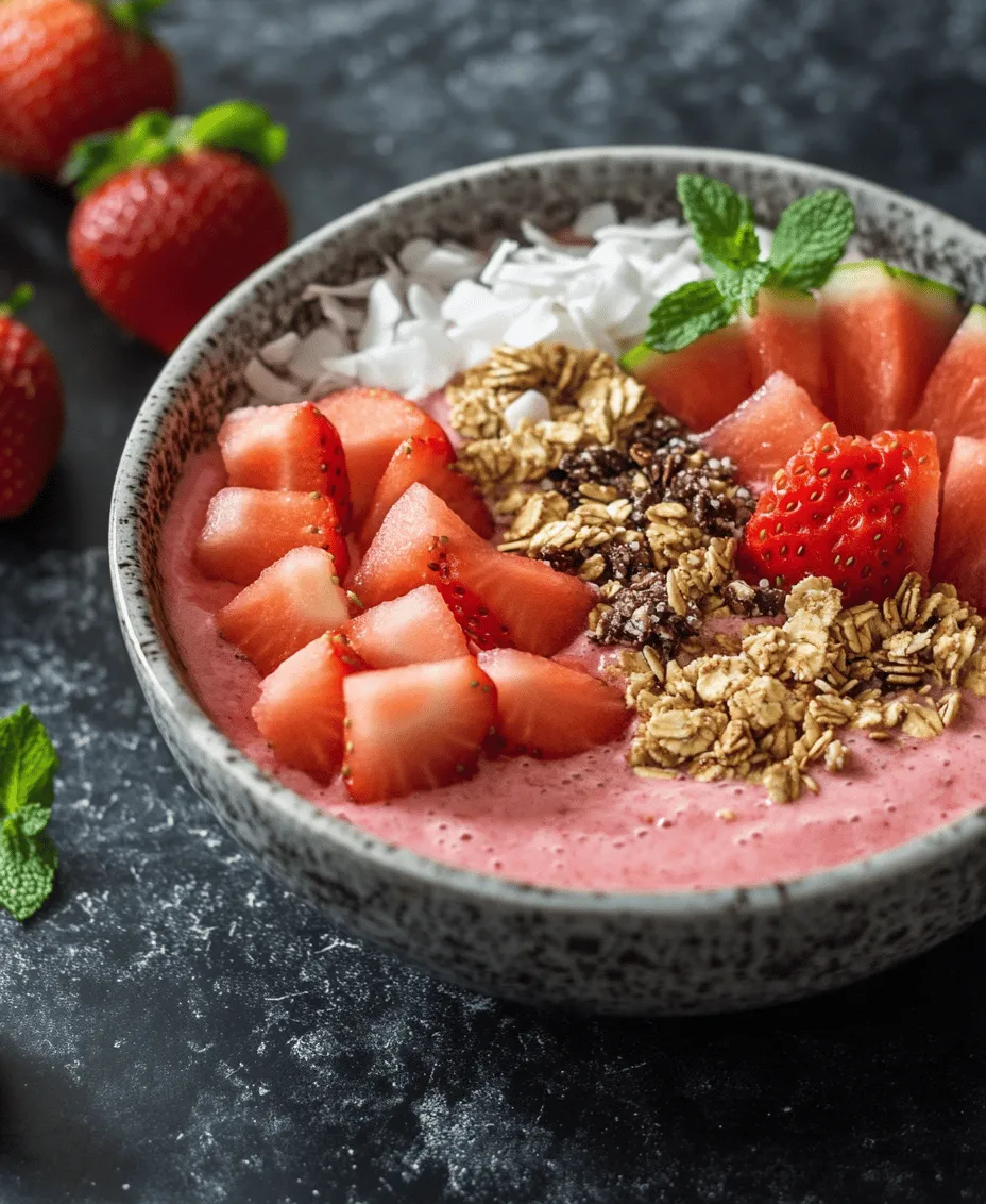 In recent years, smoothie bowls have taken the culinary world by storm, emerging as a popular choice for health-conscious eaters seeking a nutritious breakfast or snack option. These vibrant bowls not only offer a feast for the eyes but also pack a flavorful punch, allowing you to creatively combine your favorite fruits and superfoods. Among the plethora of smoothie bowl variations that have captured attention, the refreshing watermelon and strawberry smoothie bowl stands out as a must-try.
