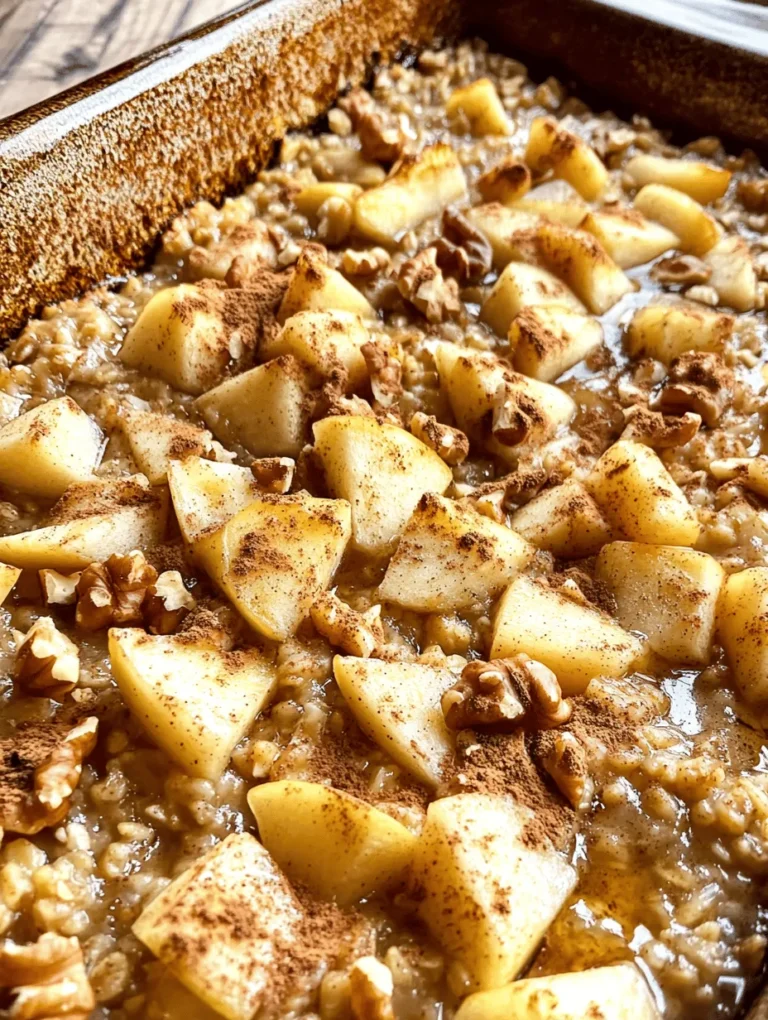 Starting your day with a nutritious breakfast is crucial for maintaining energy levels and supporting overall health. Breakfast breaks the overnight fast, replenishing your body's supply of glucose and providing essential nutrients to keep your mind and body functioning optimally. Among the myriad of breakfast options available, the Irresistible Healthy Apple Oatmeal Breakfast Bake stands out as a wholesome choice that combines both flavor and nutrition. This delightful dish not only satisfies your morning cravings but also sets a positive tone for the day ahead.