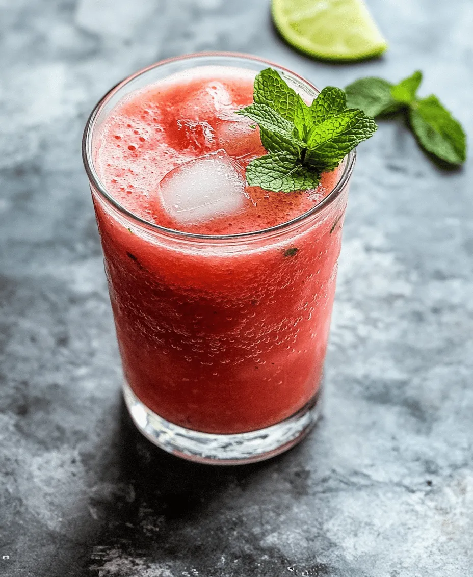 As the summer sun blazes overhead, the craving for refreshing beverages that cool us down and revitalize our spirits intensifies. One of the most delightful and invigorating drinks you can enjoy during this season is a watermelon smoothie with coconut water. This vibrant and healthy blend not only quenches your thirst but also nourishes your body with essential nutrients, making it a perfect choice for any occasion, whether it’s a lazy afternoon by the pool or a post-workout recharge.