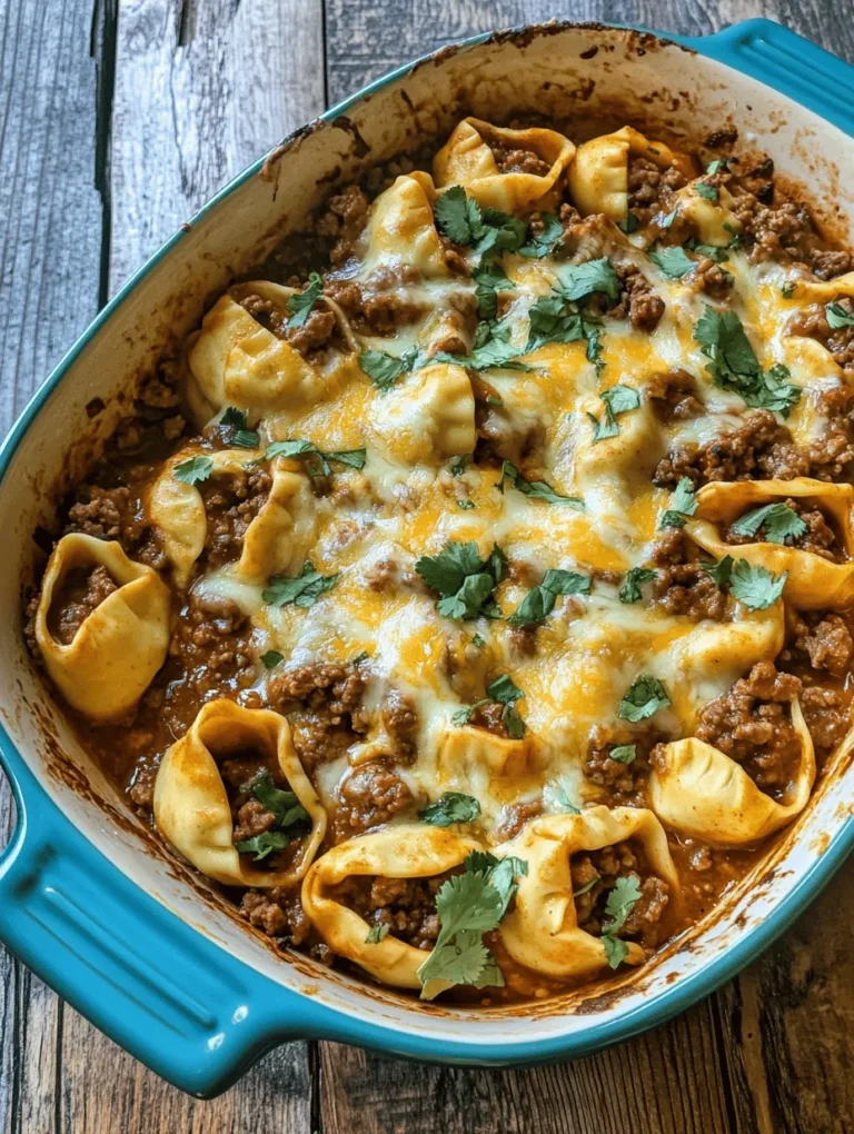 To truly appreciate the magic of Cheesy Beef Enchilada Tortellini, we must delve into the key ingredients that come together to create this mouthwatering dish. Each component plays a crucial role in building the overall flavor profile, ensuring that every bite is as delectable as the last.