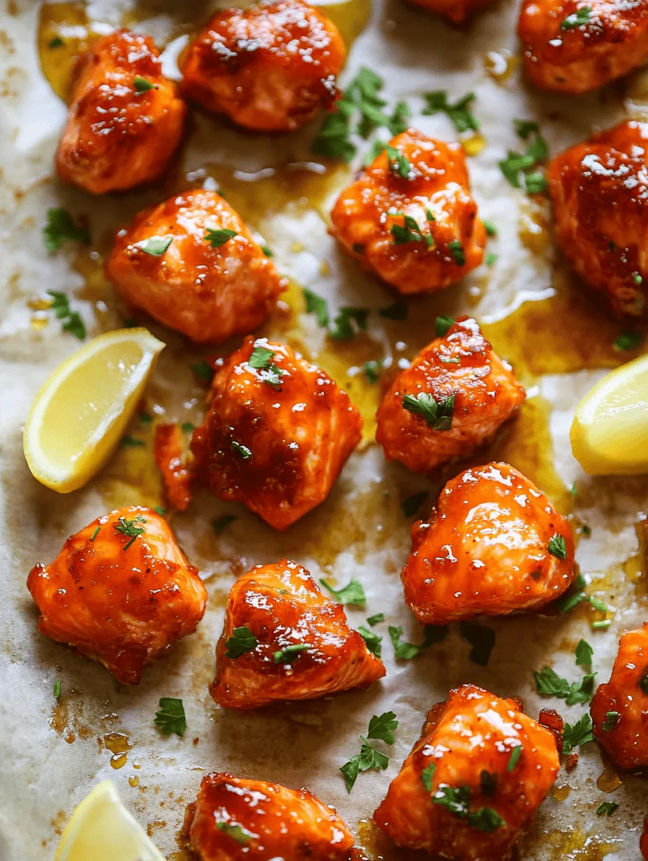 At the heart of the Hot Honey Salmon Bites is the fresh salmon fillet. Salmon is not just a delicious choice; it's also packed with health benefits. Rich in omega-3 fatty acids, salmon supports heart health, improves brain function, and can even help reduce inflammation. When selecting salmon, look for fillets that are bright in color, firm to the touch, and have a mild ocean scent. Wild-caught salmon is often preferred for its superior taste and nutritional value, making it a worthy choice for this dish.